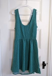 LC Lauren Conrad fit and flare polka dot dress